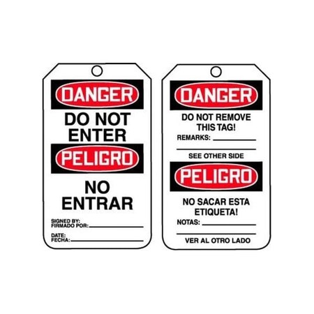 Accuform PF-Cardstock, 3-1/4 in Width, 1/4 in Height, , 5 PK TMS111PTM